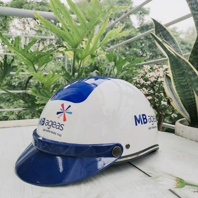Mũ bảo hiểm in logo theo yêu cầu